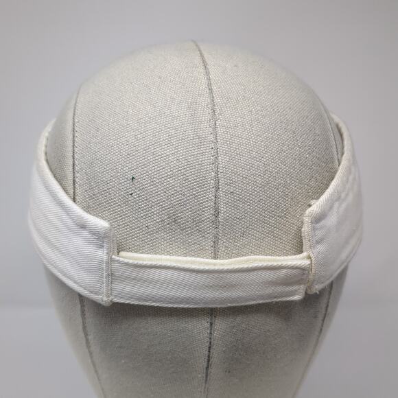 Gulf Shores Strapback Sun Visor Cap White One Size Embroidered Shade Shack - Picture 6 of 10